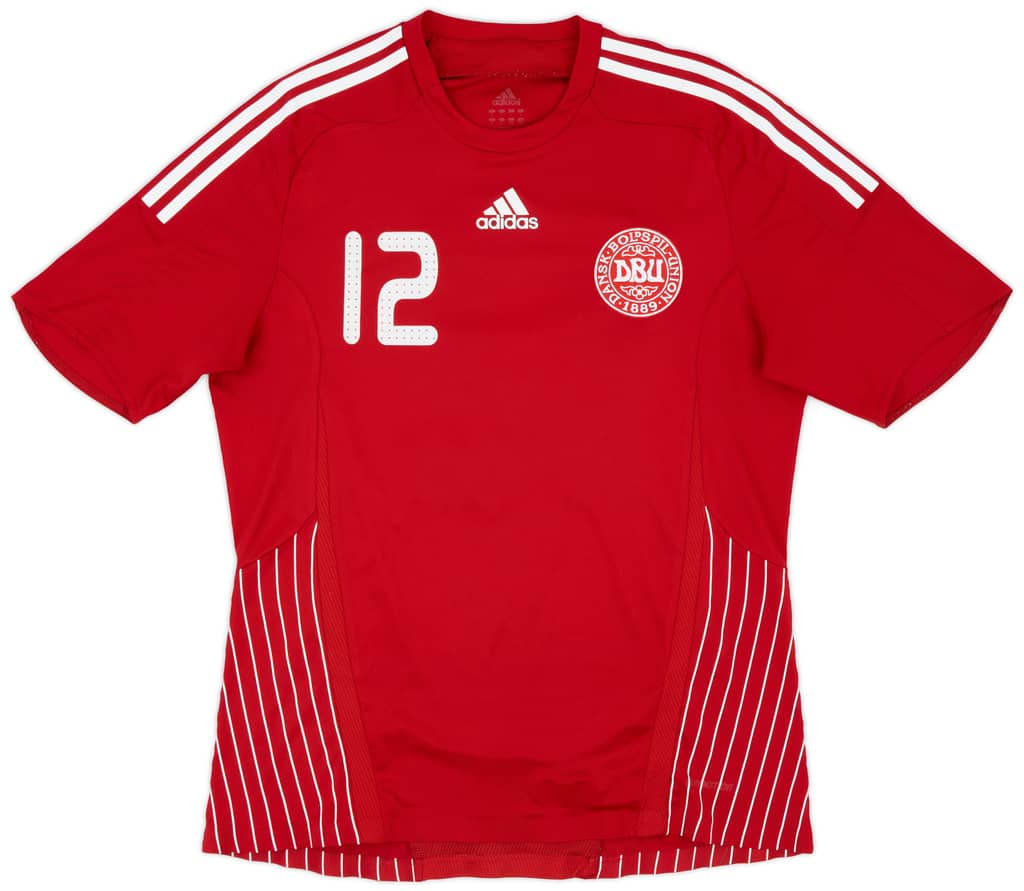 2007-10 Denmark Player Issue Home Shirt #12 - 6/10 - (L)