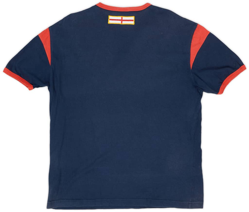 2008-09 Genoa Asics Cotton Tee - 7/10 - (XL)