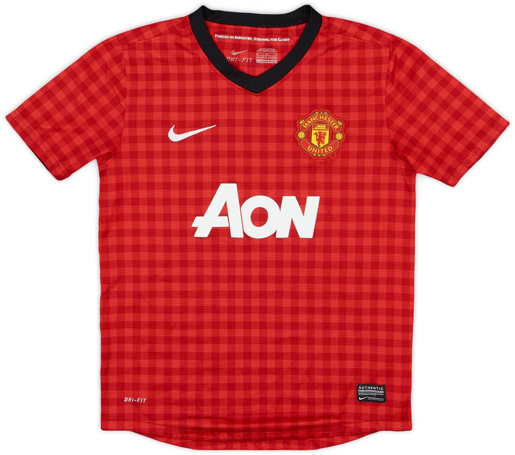2012-13 Manchester United Home Shirt - 7/10 - (M.Boys)