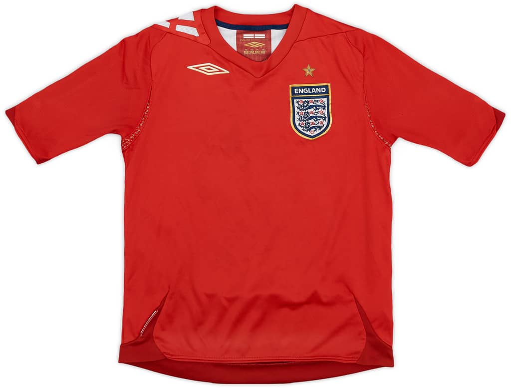2006-08 England Away Shirt - 8/10 - (S.Boys)