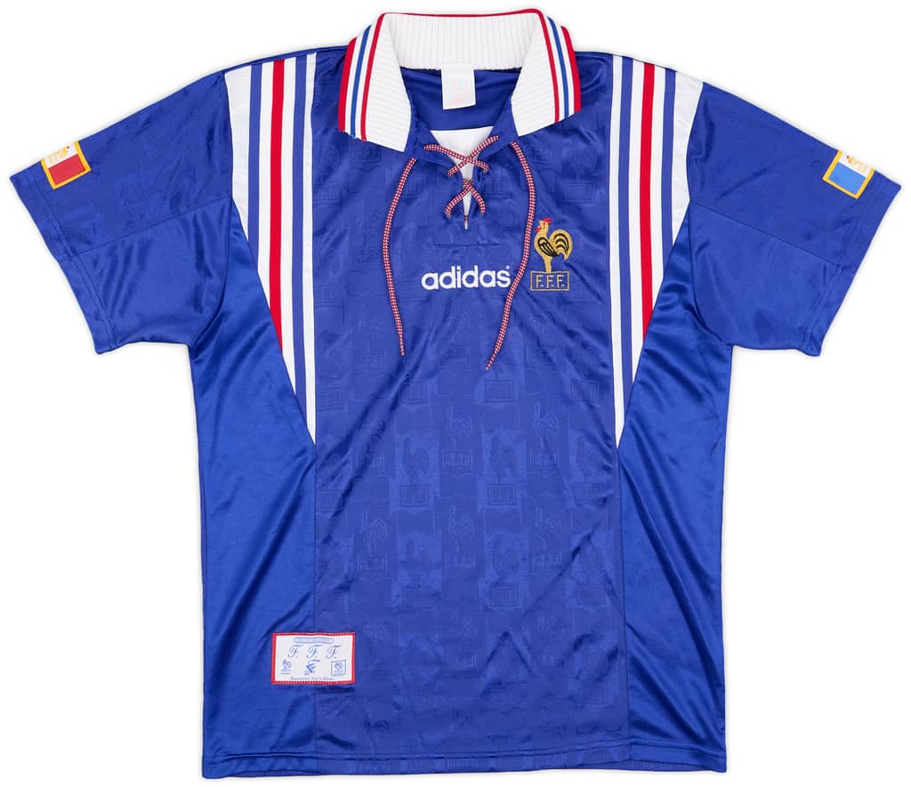 1996-98 France Home Shirt - 9/10 - (M)