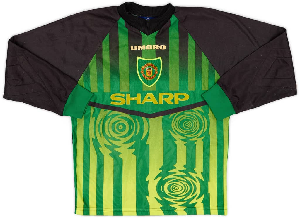 1997-98 Manchester United GK Shirt - 8/10 - (M.Boys)