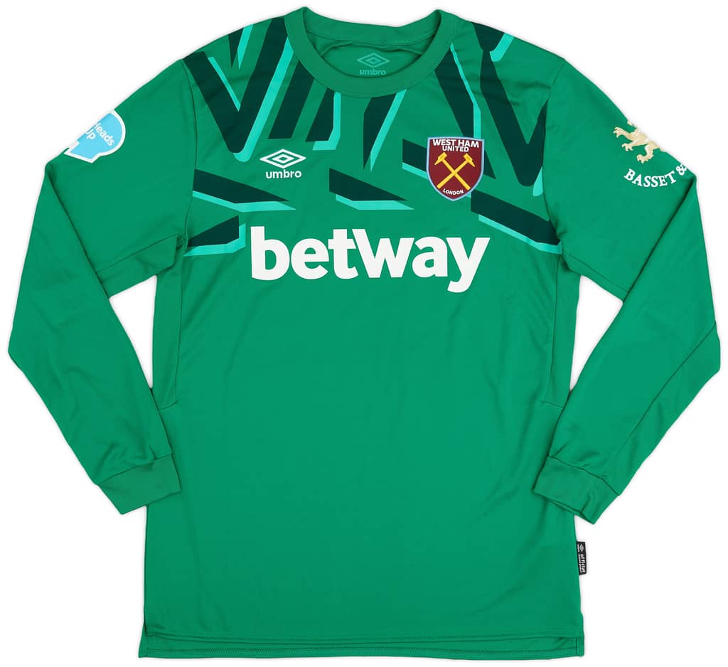 2019-20 West Ham Match Issue GK Shirt Randolph #35