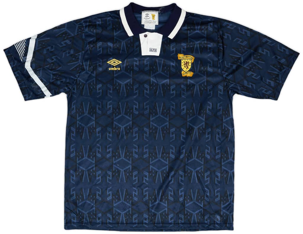 1991-94 Scotland Home Shirt - 6/10 - (XL)