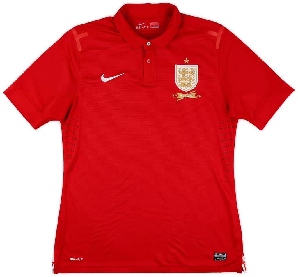 2013 England Player Issue Away 150th Anniversary Shirt - 8/10 - (XL)