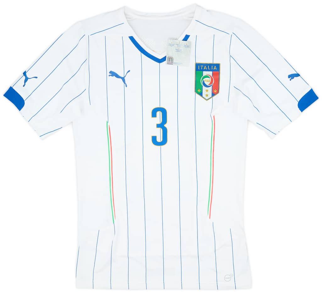 2014-15 Italy Player Issue Away Shirt #3 (XL)