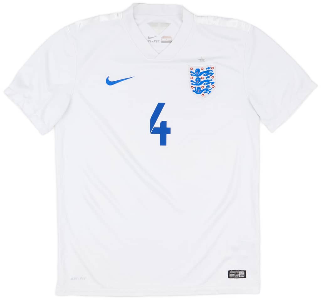 2014-15 England Home Shirt Gerrard #4 - 7/10 - (M)