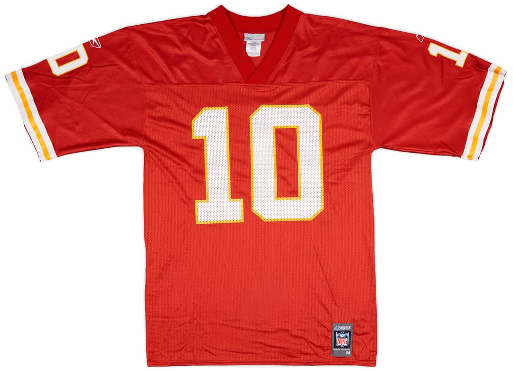 2001 Kansas City Chiefs Green #10 Reebok Home Jersey - 7/10 - (M)