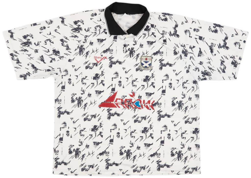 1992-93 Ayr United Home Shirt - 6/10 - (XL)