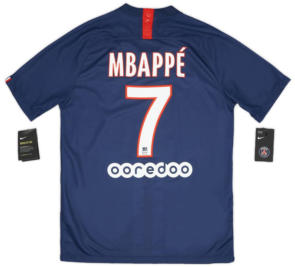 2019-20 Paris Saint-Germain Home Shirt Mbappe #7 (M)