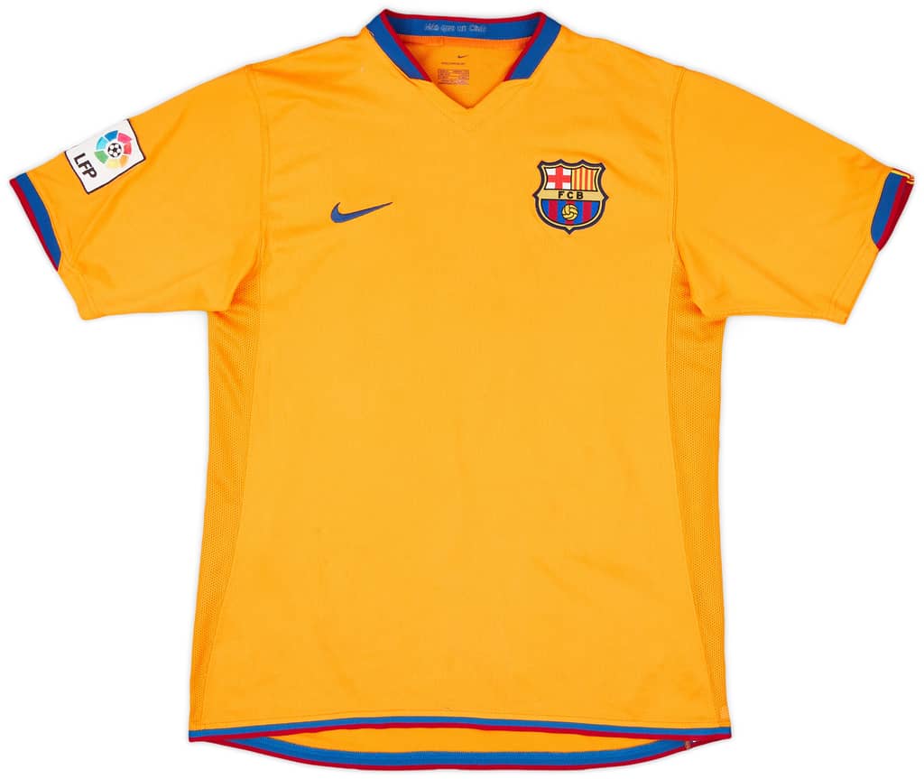 2006-08 Barcelona Away Shirt Messi #19 - 7/10 - (M)