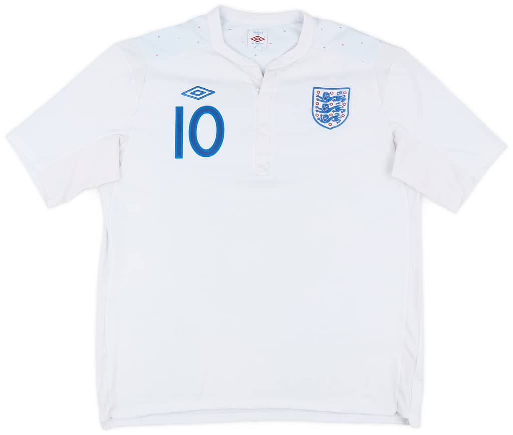 2010-11 England Home Shirt Rooney #10 - 6/10 - (XXL)
