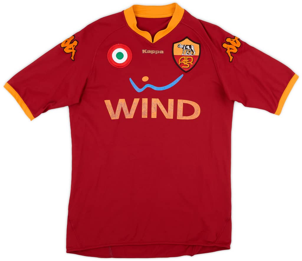 2007-08 Roma Home Shirt - 5/10 - (L)