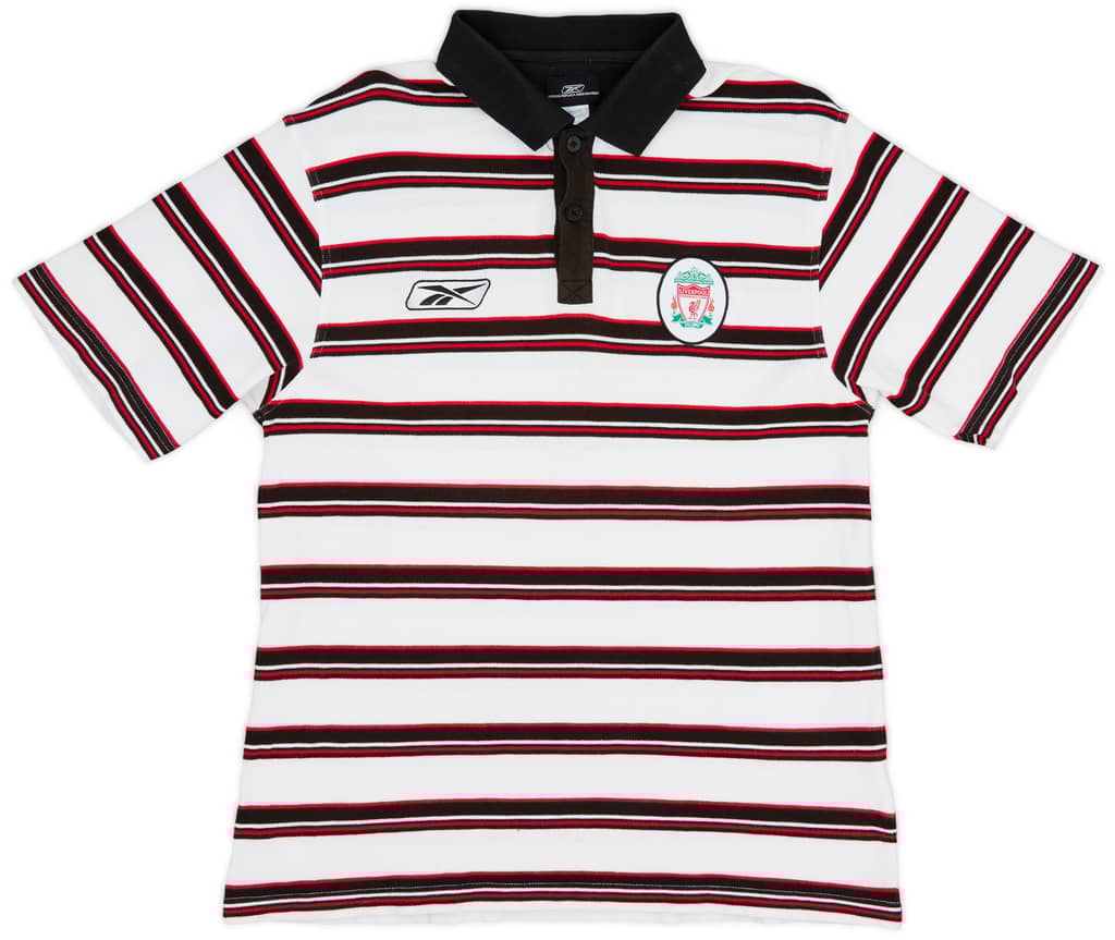 2003-04 Liverpool Reebok Polo Shirt - 7/10 - (L)