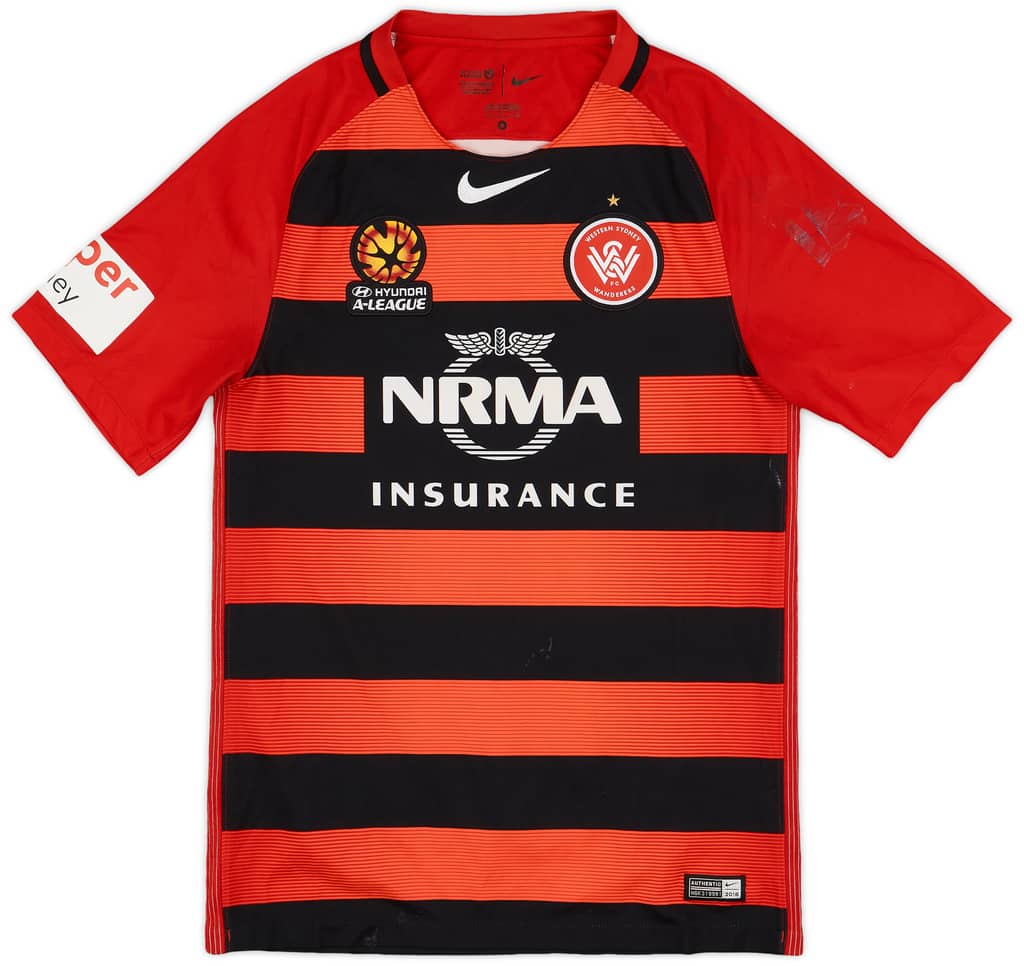 2016-17 Western Sydney Wanderers Home Shirt - 5/10 - (S)