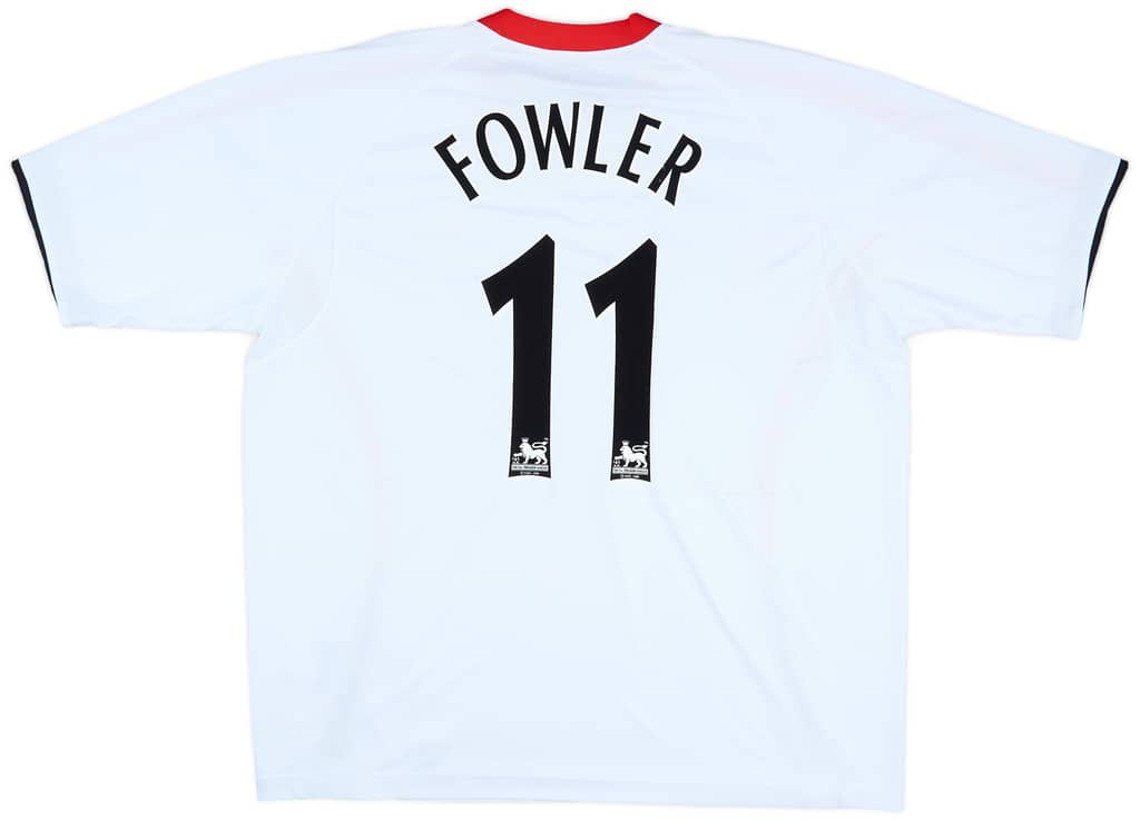 2005-06 Liverpool Away Shirt Fowler #11 - 6/10 - (XXL)