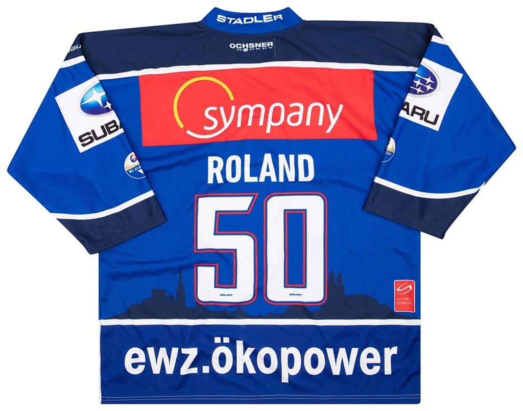 2013-14 ZSC Lions Roland #50 Ochsner Jersey (Home) XXL