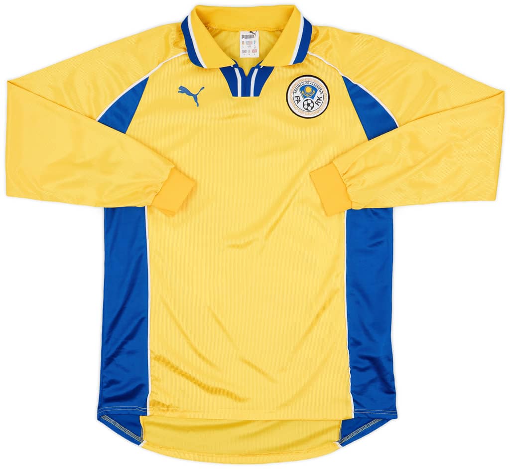 1998 Kazakhstan Away L/S Shirt - 6/10 - (L)