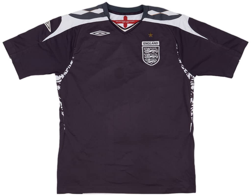 2007-09 England GK S/S Shirt - 6/10 - (L)