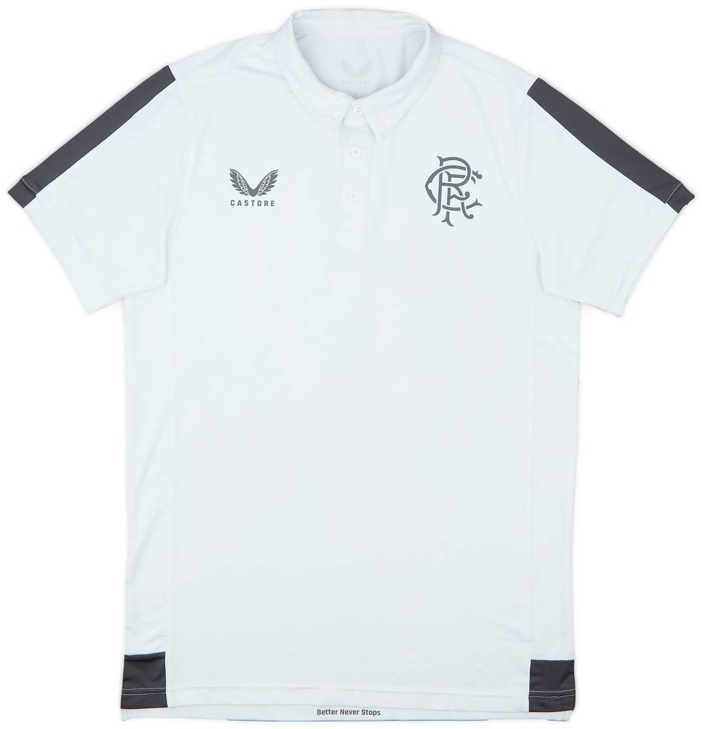 2022-23 Rangers Castore Polo Shirt - 7/10 - (S)