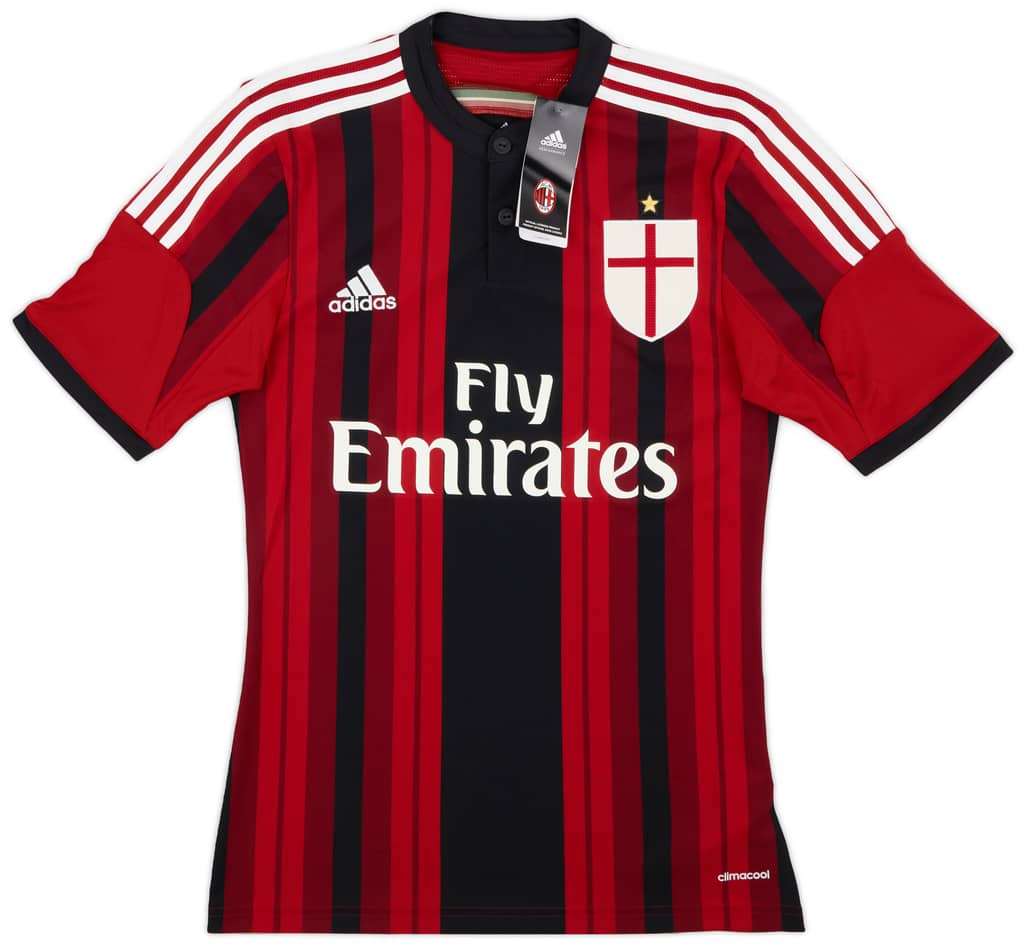 2014-15 AC Milan Home Shirt (XS)