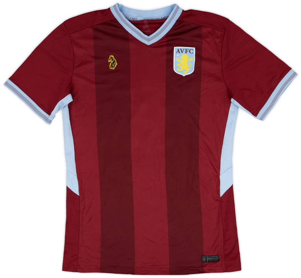 2018-19 Aston Villa Match Issue Home Shirt #14