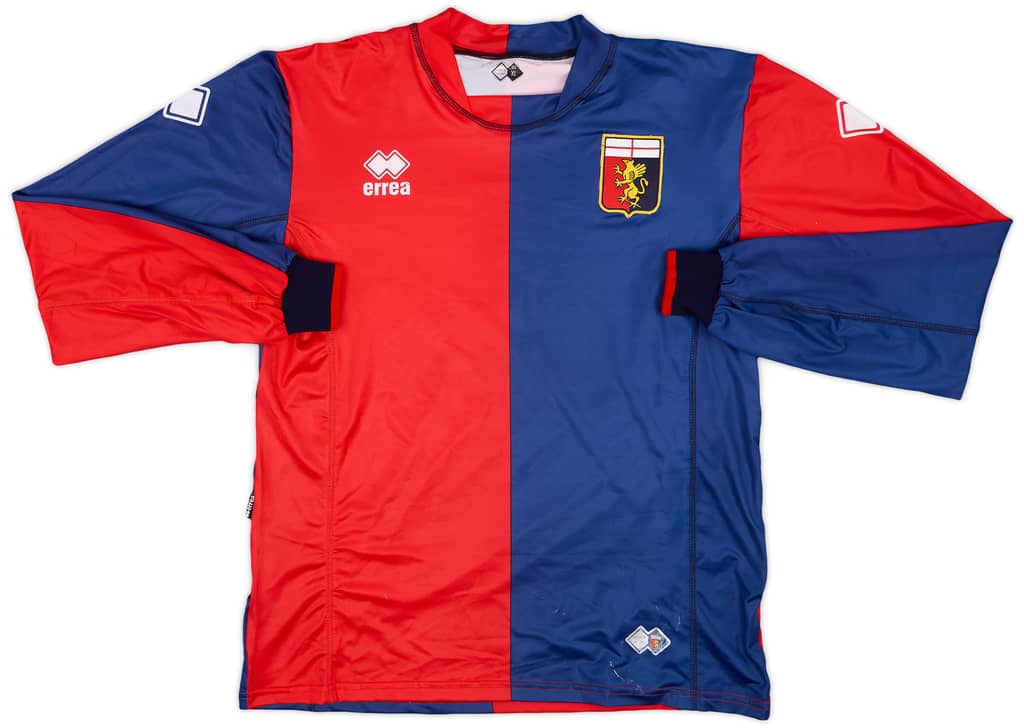 2007-08 Genoa Home L/S Shirt - 6/10 - (XL)