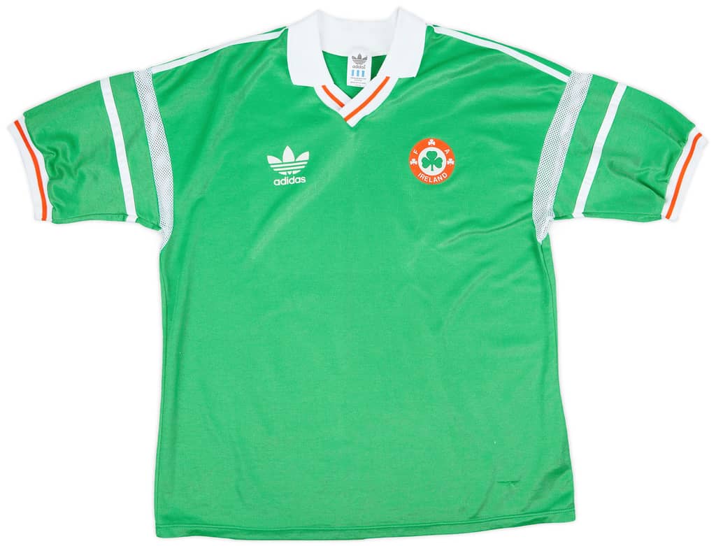 1988-90 Ireland Home Shirt - 8/10 - (XL)