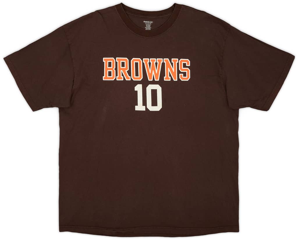 2007 Cleveland Browns Quinn #10 Reebok Tee - 6/10 - (XL)