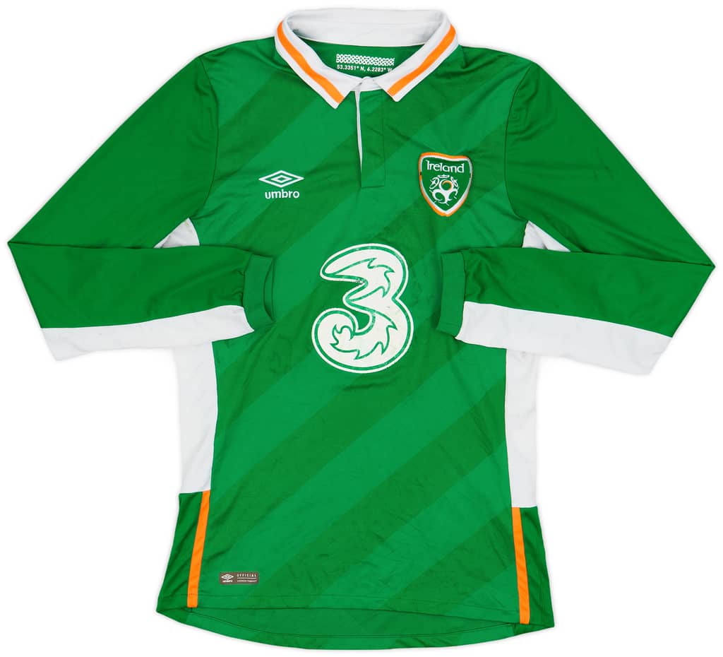 2016-17 Ireland Home L/S Shirt - 5/10 - (S)