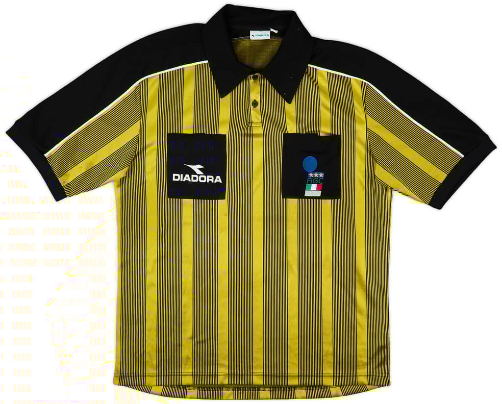 1990s Italy FIGC Diadora Referee Shirt - 9/10 - (L)