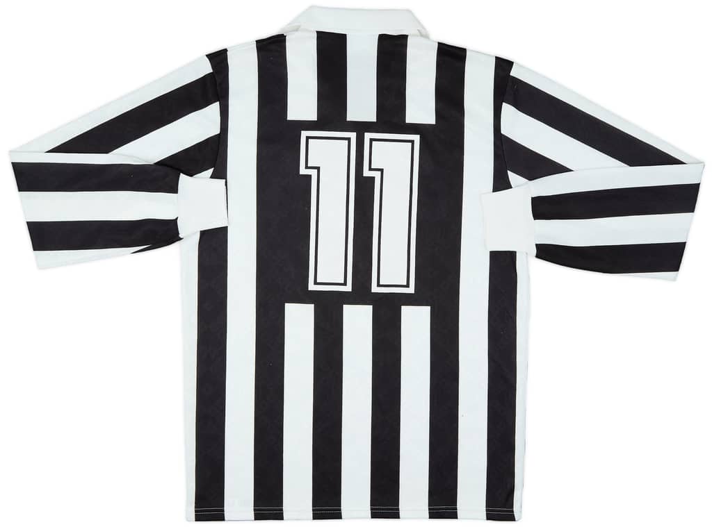 1989-90 Juventus Home L/S Shirt #11 - 6/10 - (L)
