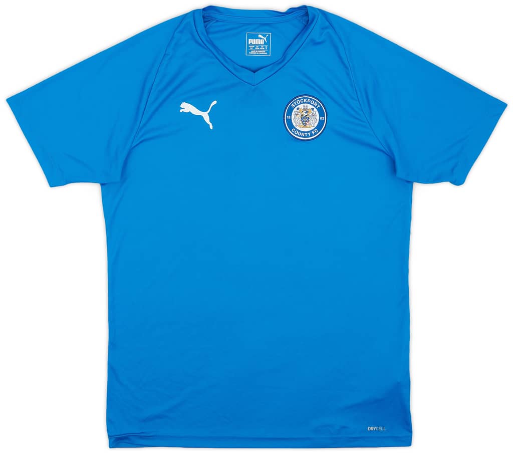 2019-20 Stockport County Puma Training Shirt - 9/10 - (S)