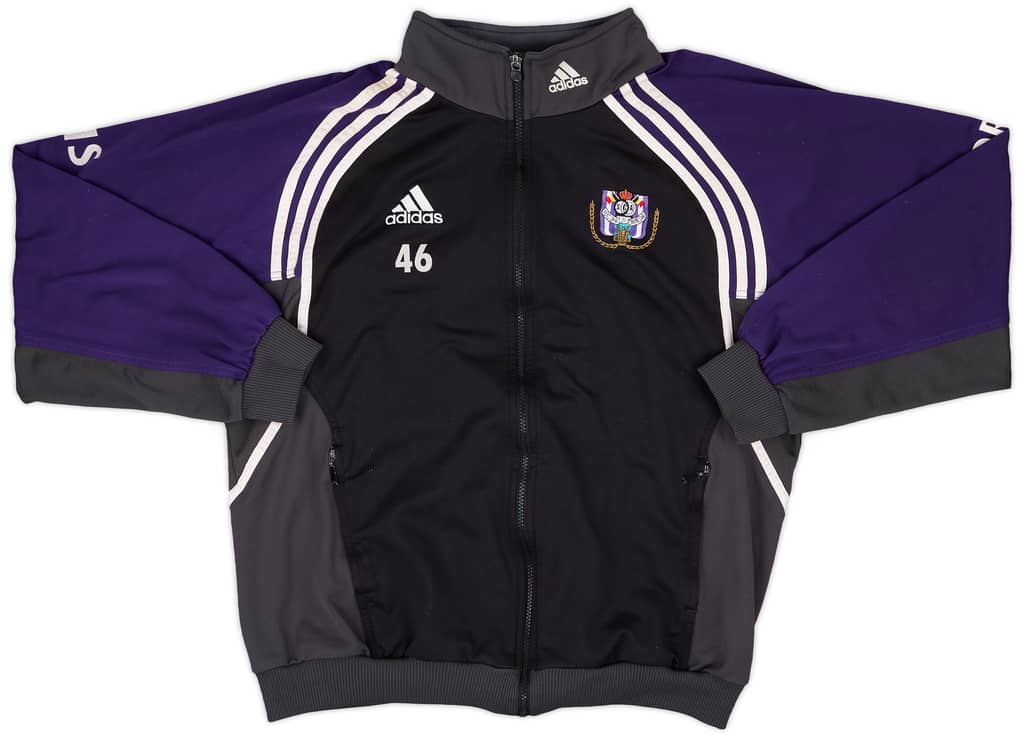 2000-01 Anderlecht Player Issue adidas Track Jacket #46 - 6/10 - (L)