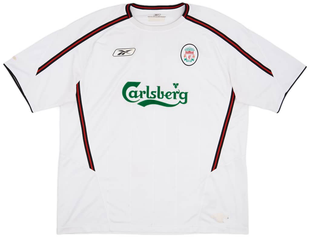 2003-04 Liverpool Away Shirt Gerrard #17 - 5/10 - (XXL)