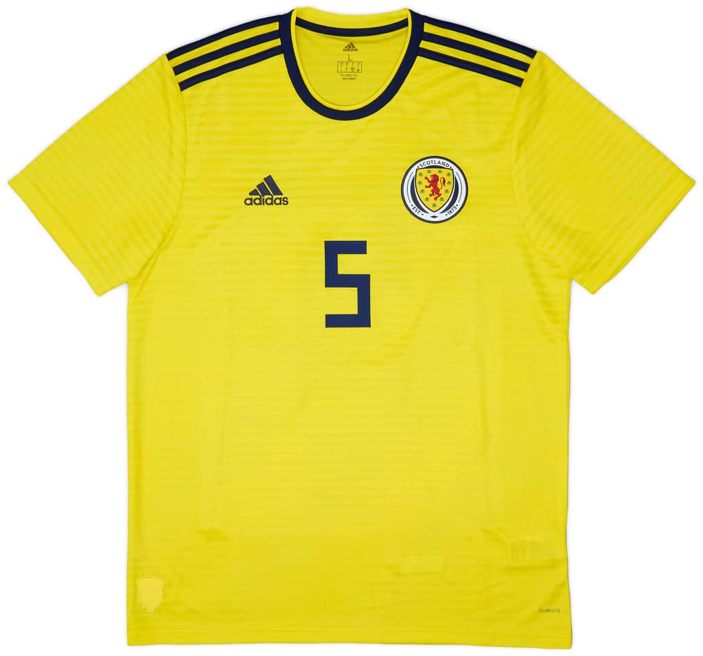 2017-18 Scotland Away Shirt #5 - 10/10 - (L)