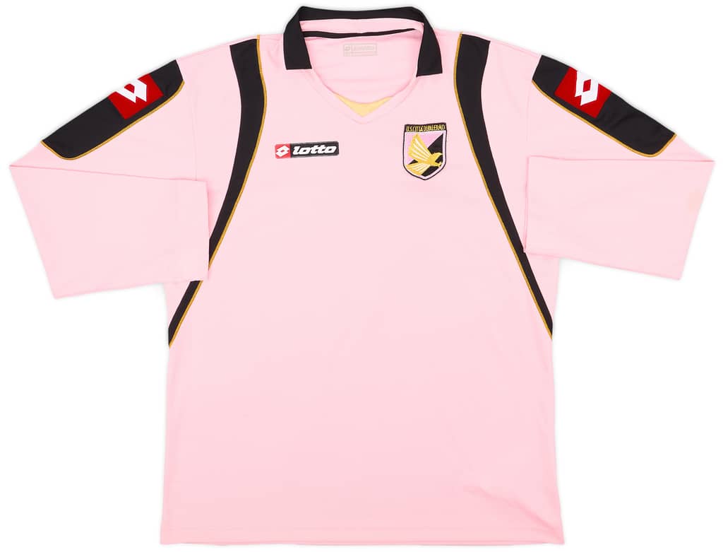 2009-10 Palermo Home L/S Shirt - 8/10 - (XXL)