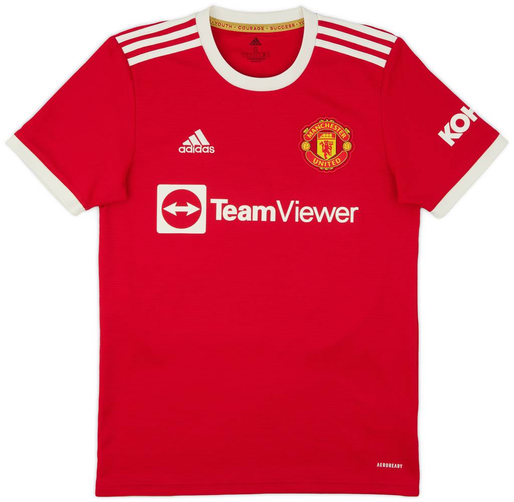 2021-22 Manchester United Home Shirt Rashford #10 - 9/10 - (S)