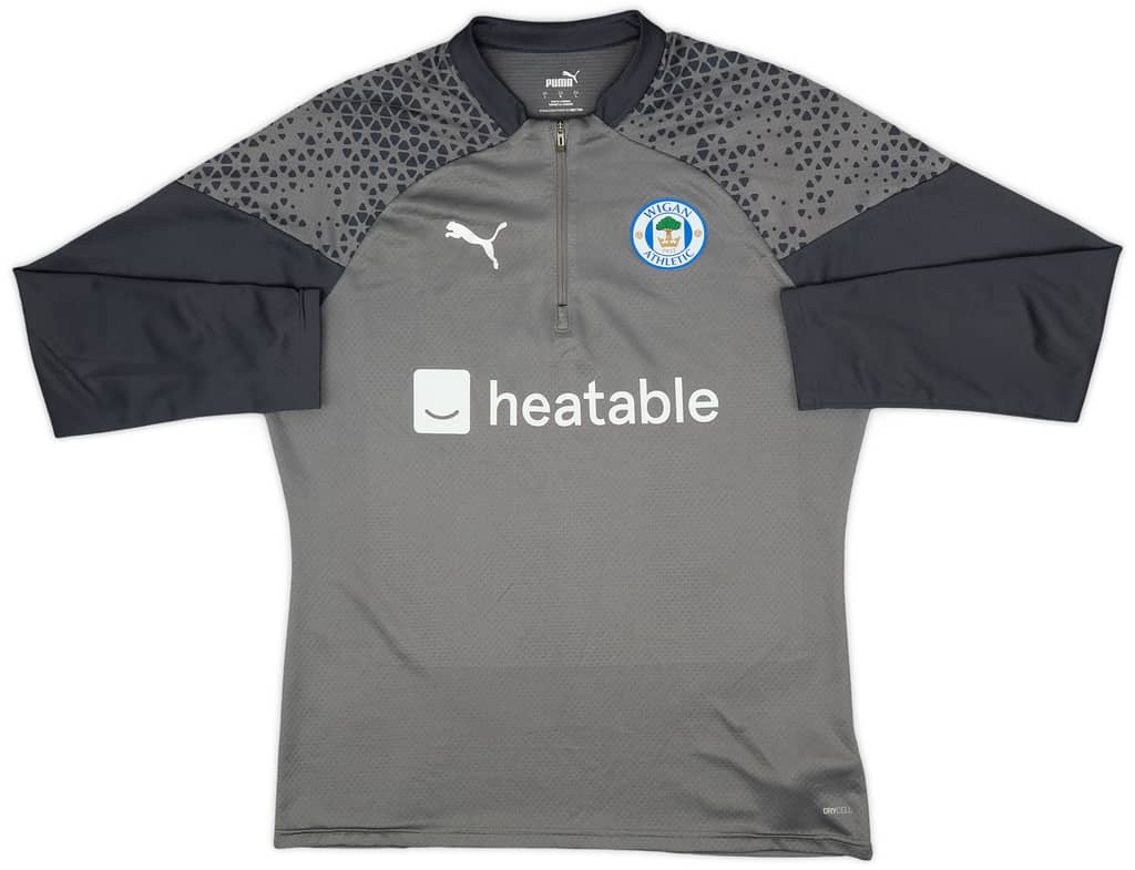 2022-23 Wigan Puma 1/4 Zip Drill Top - 10/10 - (L)