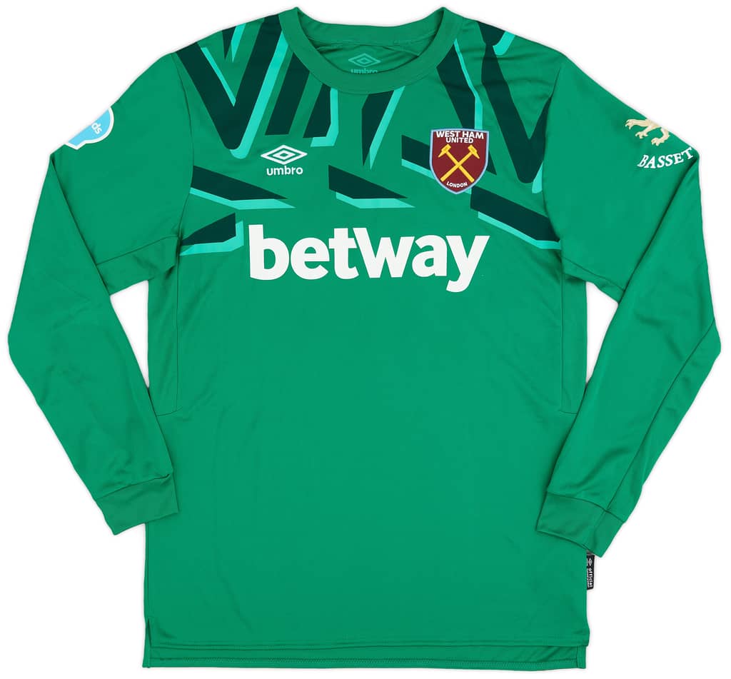 2019-20 West Ham Match Issue GK Shirt Martin #25