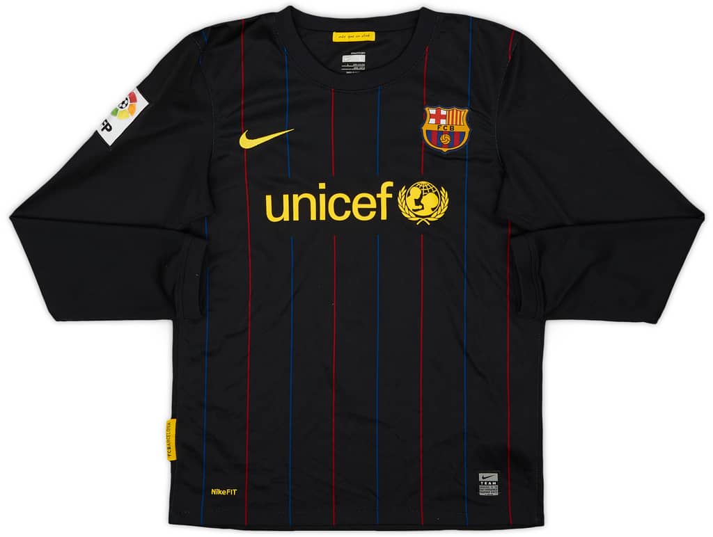 2009-10 Barcelona GK Shirt V.Valdes #1 - 6/10 - (L.Boys)