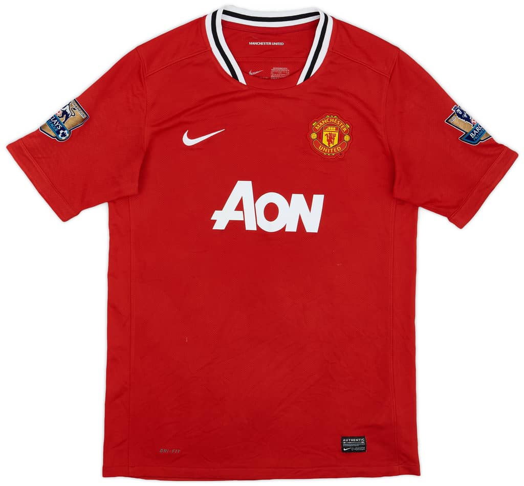 2011-12 Manchester United Home Shirt - 8/10 - (XL.Boys)
