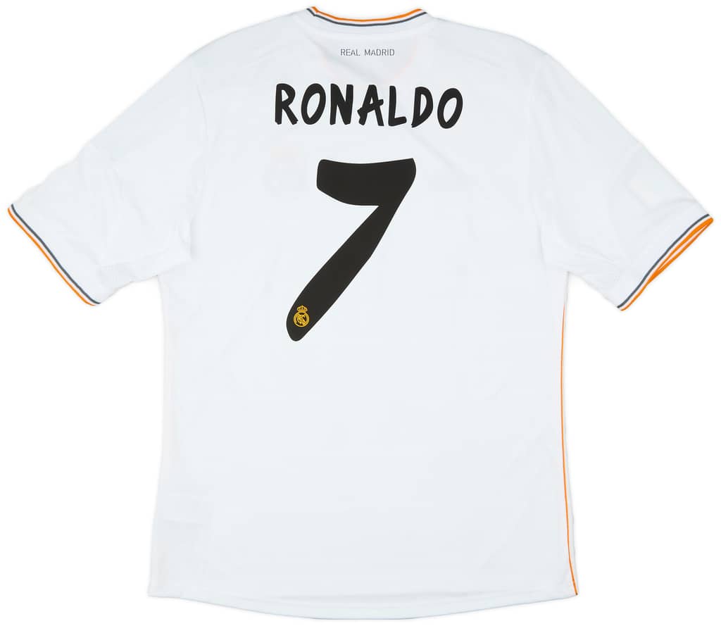 2013-14 Real Madrid Home Shirt Ronaldo #7 - 6/10 - (S)