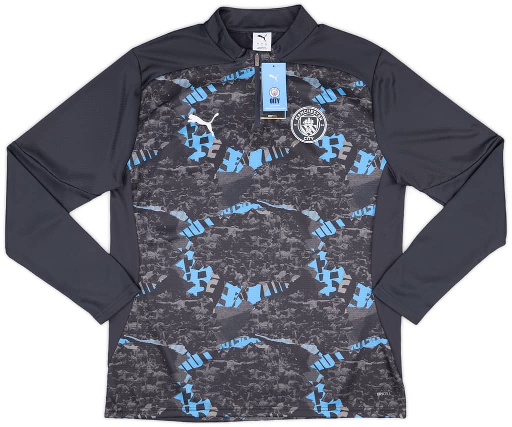 2024-25 Manchester City Puma 1/4 Zip Training Top