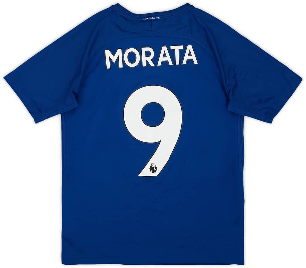 2017-18 Chelsea Home Shirt Morata #9 - 8/10 - (XL.Boys)