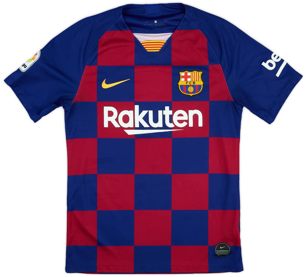 2019-20 Barcelona Home Shirt Messi #10 - 9/10 - (S)