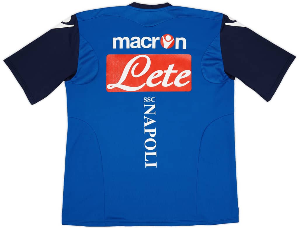 2009-10 Napoli Macron Training Shirt - 7/10 - (XL)