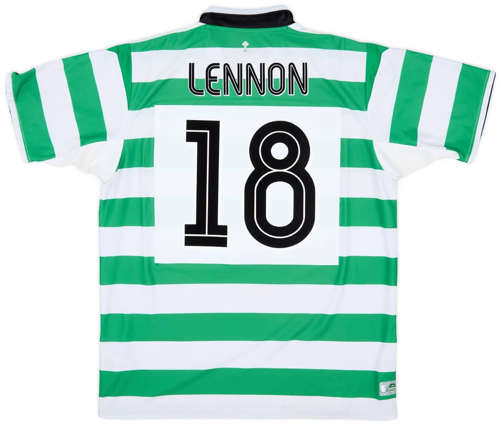 2004-05 Celtic Home Shirt Lennon #18 - 6/10 - (XL)