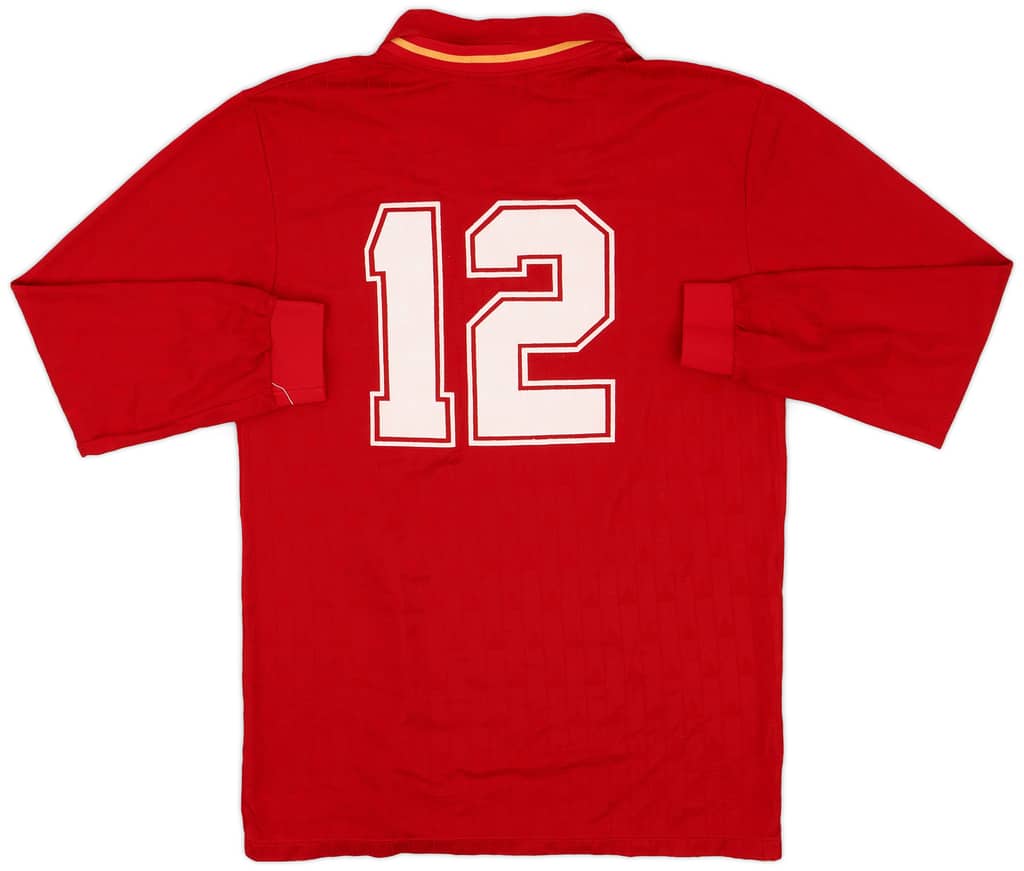 1988-90 Spain Match Issue Home Shirt #12