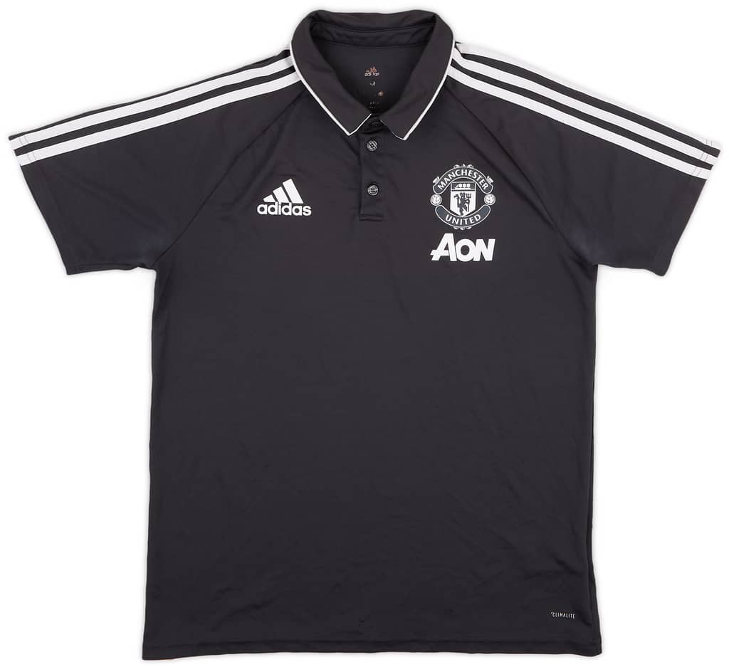 2017-18 Manchester United adidas Polo Shirt - 6/10 - (M)